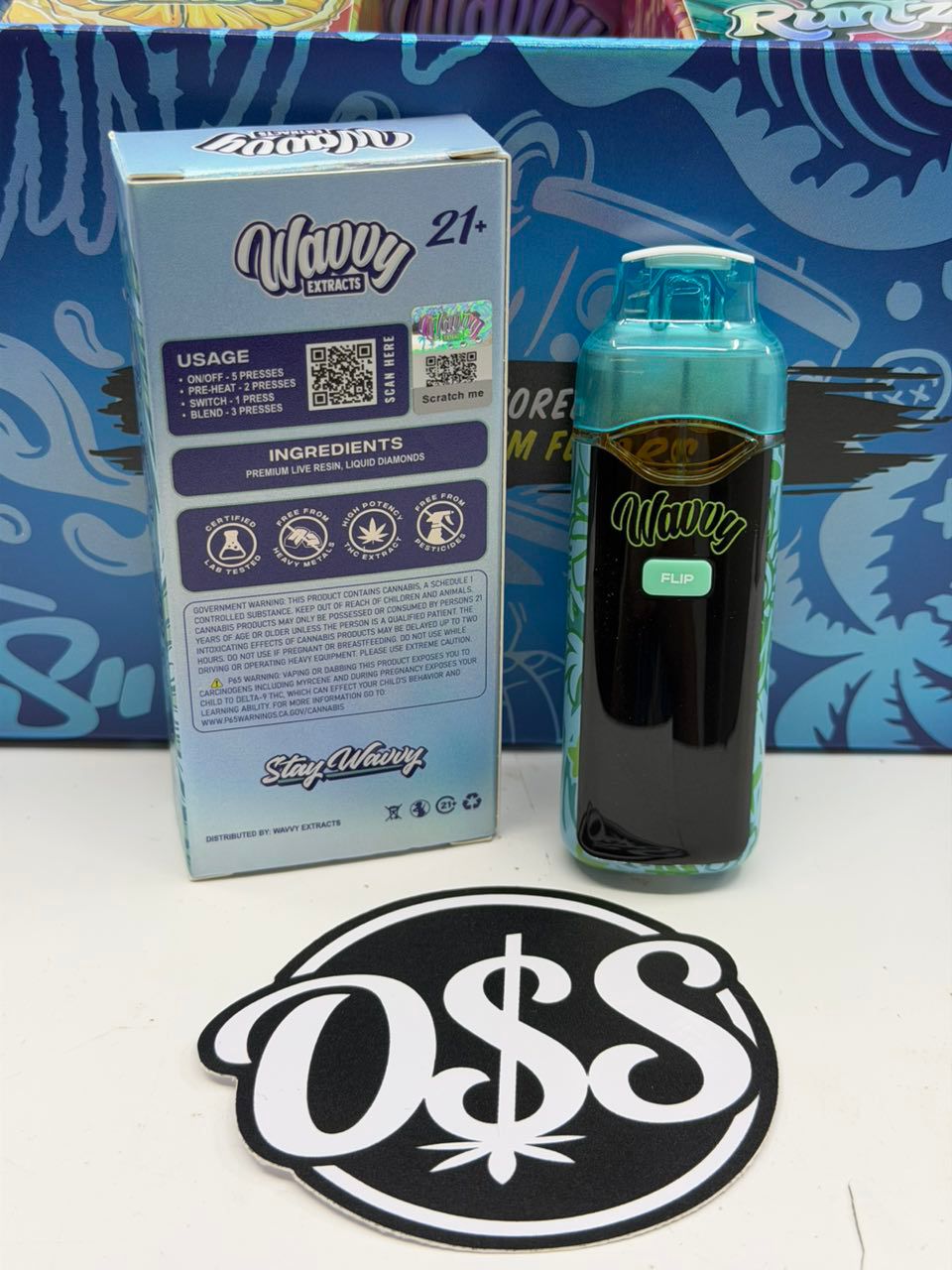 Wavvy Extracts 2G Flip Disposable Wavvy Extracts 2G Flip Disposable
