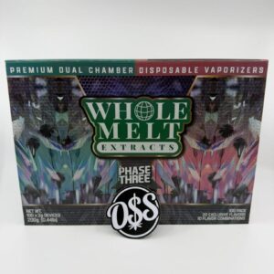 Whole Melt Extracts Phase Three 2G Disposable