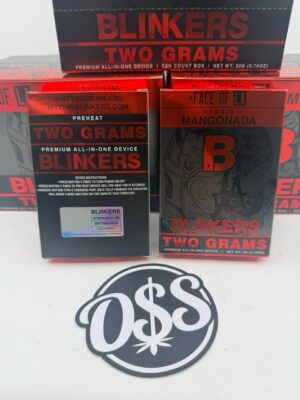 Blinkers The Face Of LA Disposable 2G Vape with Hash Hole