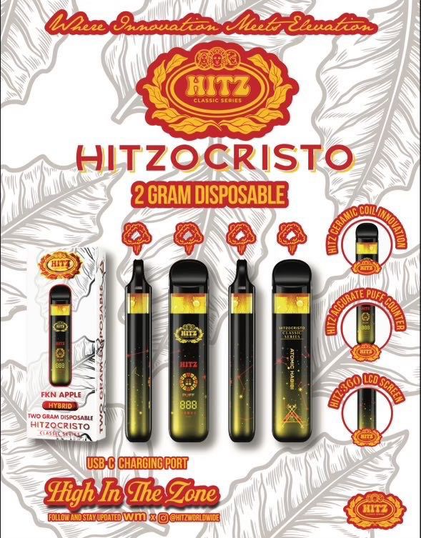 Hitzocristo Classic Series All In One 2g Disposable Hitzocristo Classic Series All In One 2g Disposable