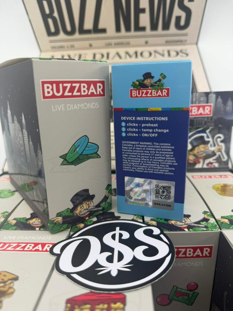 Buzzbar Buzzopoly Disposable 3g - Buzzopoly Edition Buzzbar Buzzopoly Disposable 3g - Buzzopoly Edition