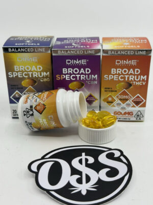 DIME INDUSTRIES BROAD SPECTRUM SOFTGELS 600MG